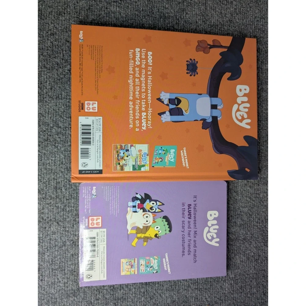 2 - Bluey Cardboard‎ Books Boo! Blueys Halloween Magnet Book & Mix-And-Match